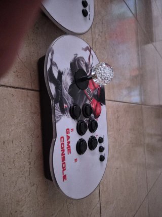 2 Mandos Arcade Retro Blancos