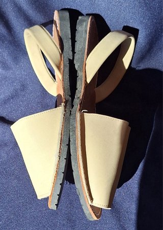 Avarcas de Menorca Beige Talla 39