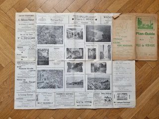 Mappa Guida Vintage Verviers Belgio