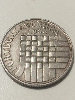 Moneda 25 Escudos Portugal 1986