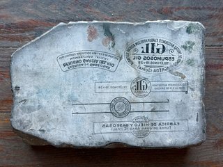 Piedra litográfica antigua. Espumosos Gil