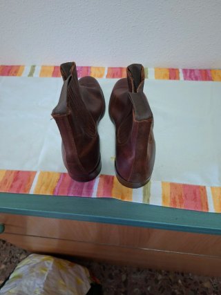 Botines de piel marrones