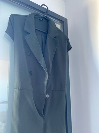 Mono verde estilo blazer