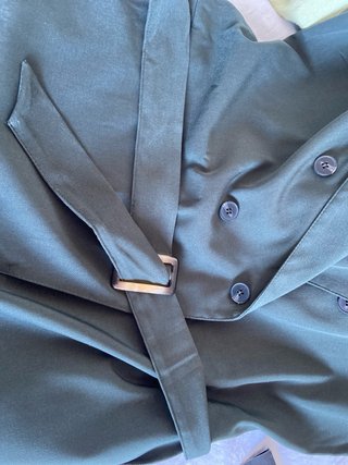 Mono verde estilo blazer
