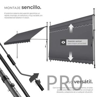 Toldo plegable para balcón