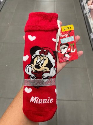 2 paia calzini invernali Minnie Disney