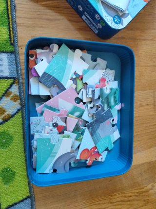 Puzzle Janod Invierno Animales 36 Piezas