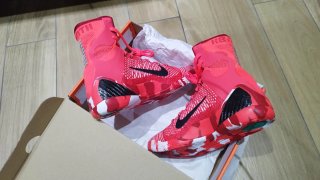Scarpe da basket Nike multicolore rosse