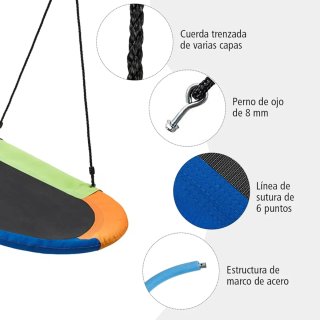 COSTWAY Columpio de Nido Columpio Colgante