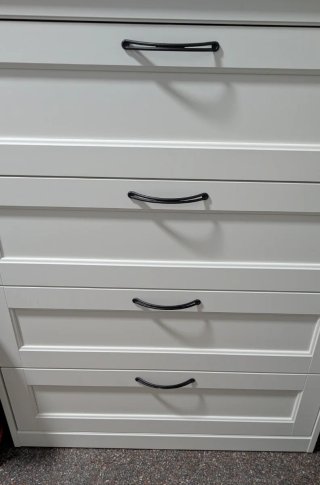 Cómoda blanca 4 cajones Ikea