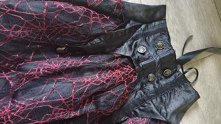 Falda gótica victoriana steampunk S/M