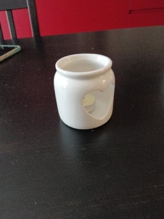 Porta candela cuore bianco McDonald's
