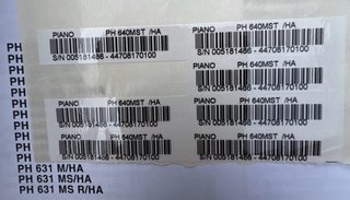 Set 4 bruciatori Ariston Hotpoint