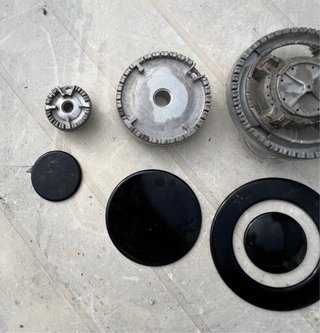 Set 4 bruciatori Ariston Hotpoint