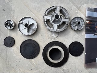 Set 4 bruciatori Ariston Hotpoint