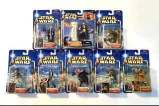 Set 8 Action Figure Star Wars Hasbro 2002