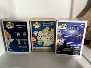 Lote 3 Funkos Disney Peter Pan