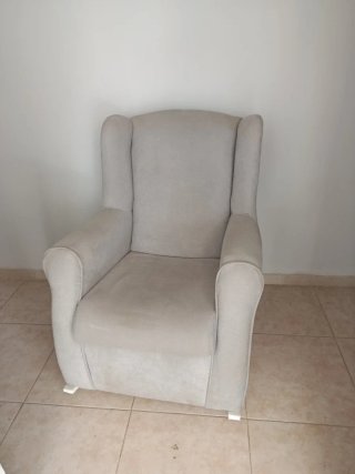 Sillón balancín lactancia gris
