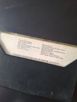 MC Questo Piccolo Grande Amore 1972, prima stampa