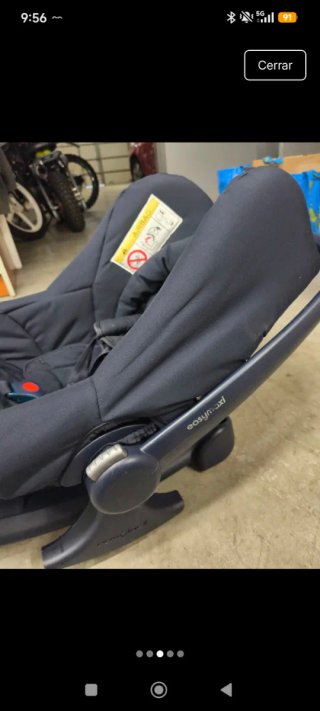 Huevo Bebecar con funda para coche