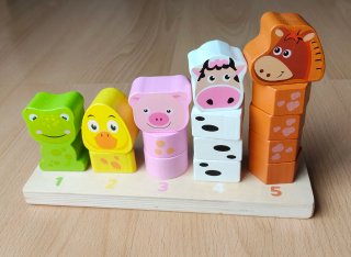 Puzzle Encajable Animales Playtive Junior