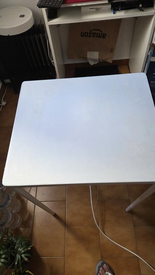Mesa plegable IKEA blanca