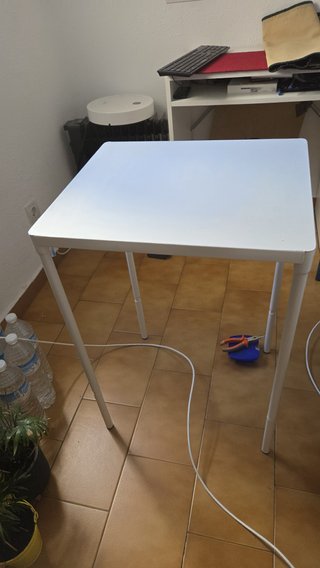 Mesa plegable IKEA blanca