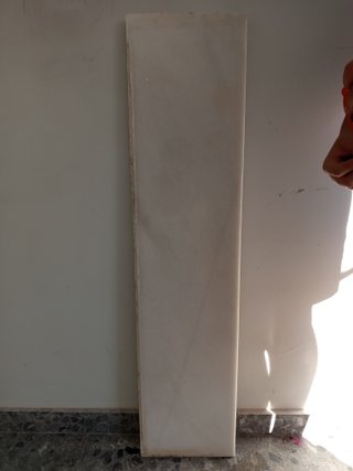 Pieza mármol blanco pulido