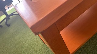 Mesa de comedor expandible de madera