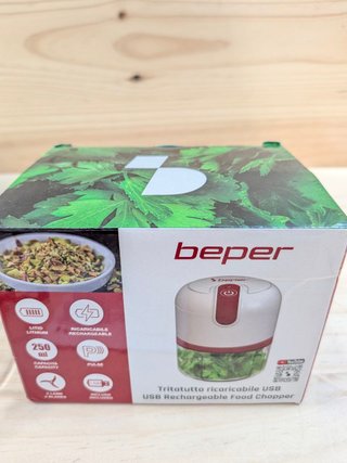 Mini picadora USB BEPER 250 ml recargable