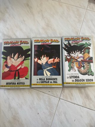 Cintas VHS Dragon Ball (Colección 3 Películas)