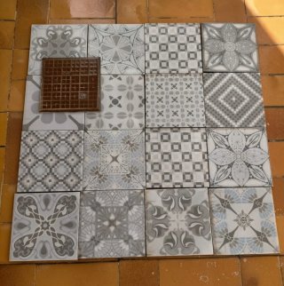 Baldosas hidráulicas decorativas
