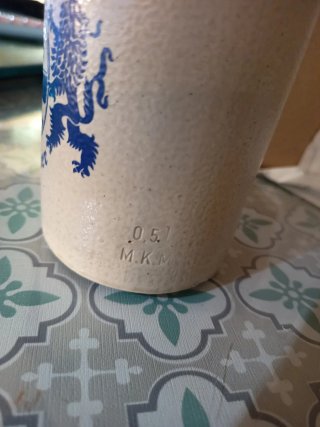 Botella Cerámica Franz Joseph Jubelbier