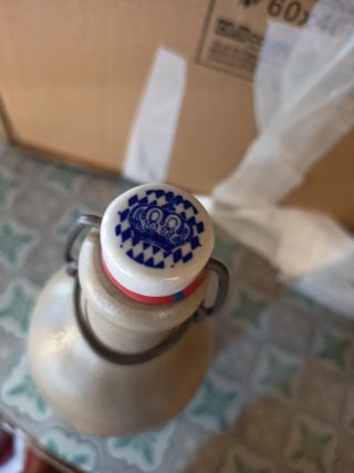 Botella Cerámica Franz Joseph Jubelbier