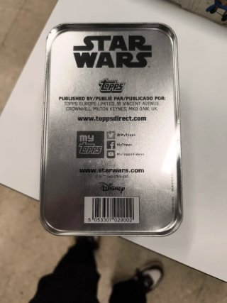 Lata Star Wars Cartas Coleccionables 2017