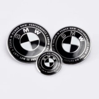 Emblemas BMW M Carbono Negro