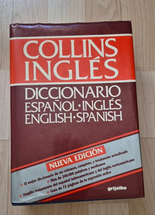 Diccionario collins ingles-españolespañol-ingles
