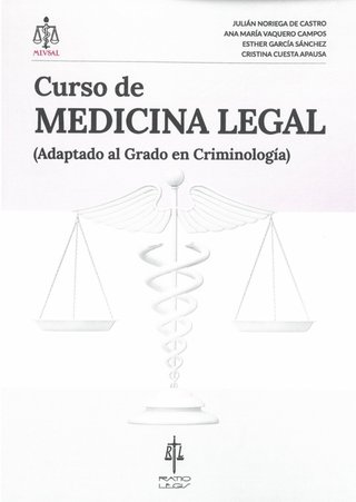 Libro o manual de Medicina legal Grado Criminologi