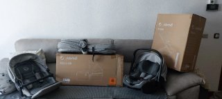 Silla bebé 3 en 1 Capazo/grupo 0 y silla paseo