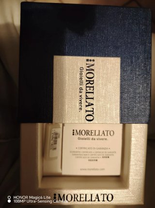 Morellato Collana Dado Luminoso Swarovski e oro