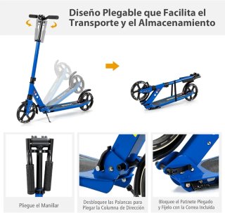 COSTWAY Patinete para Niños Más de 8 Años
