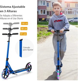COSTWAY Patinete para Niños Más de 8 Años