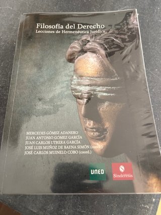 Filosofía del derecho lecciones de hermenéutica...