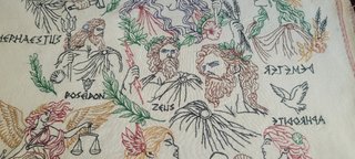 Tapiz mitológico Una pieza artistica
