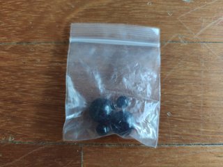 Pendientes de doble bola con base de plata