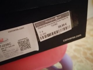 Zapatillas Converse rosas talla 24