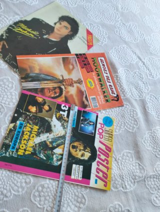 Lote 3 Riviste Michael Jackson anni 80/90