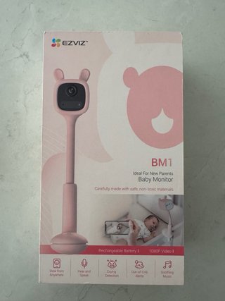 Cámara Vigilabebés EZVIZ BM1 Rosa