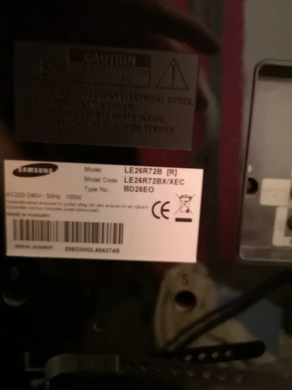 Televisor Samsung 26 Negro