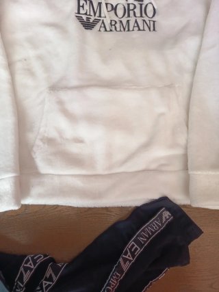 Conjunto Emporio Armani Mujer Blanco y Negro